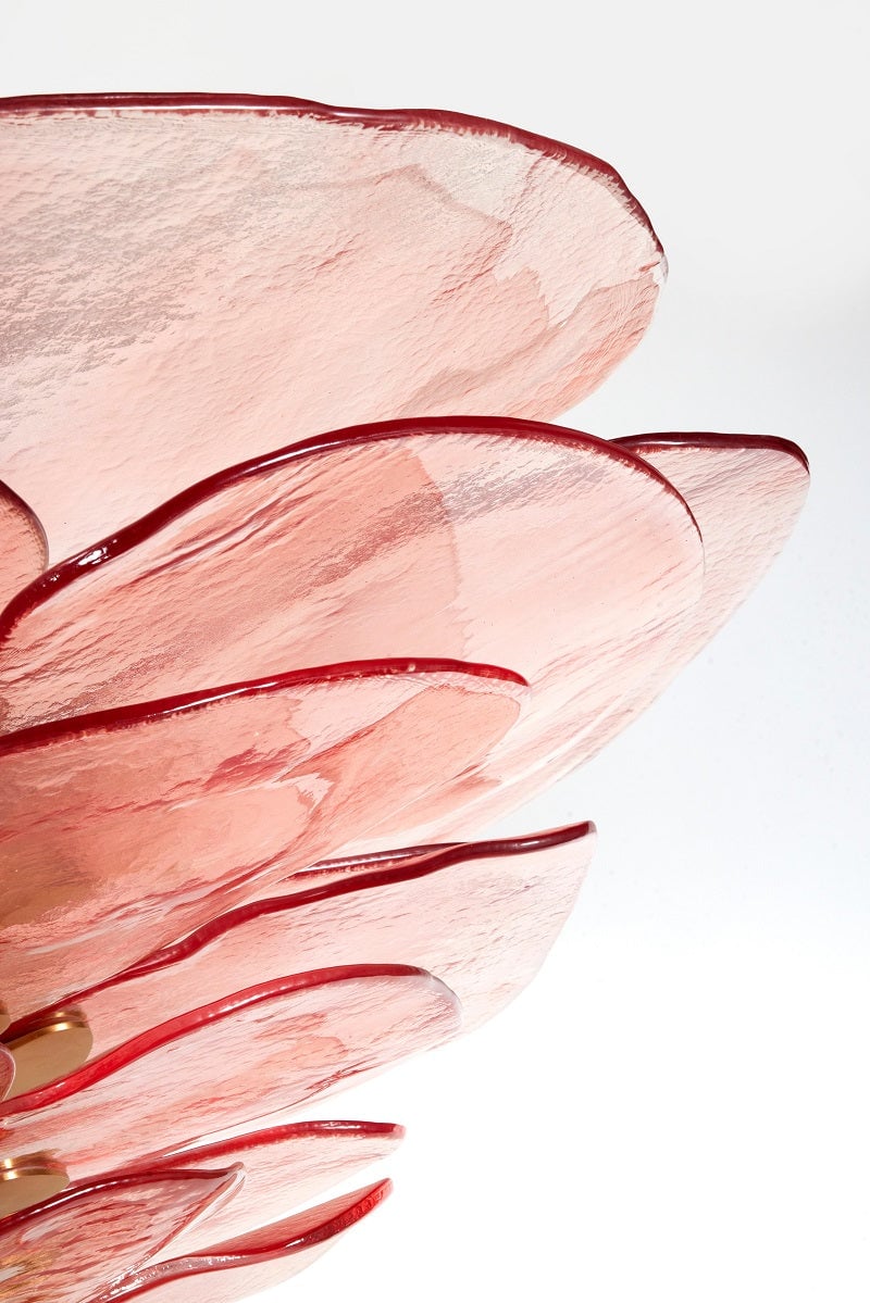 Golden Petals Murano Chandelier - Lumpaz