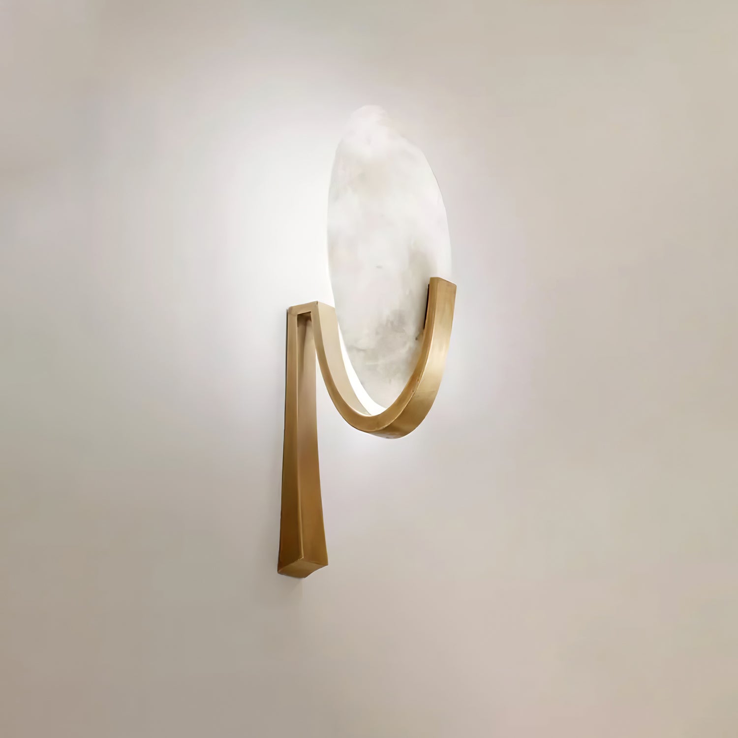 Alice Alabaster Plug-in Wall Lamp - Lumpaz
