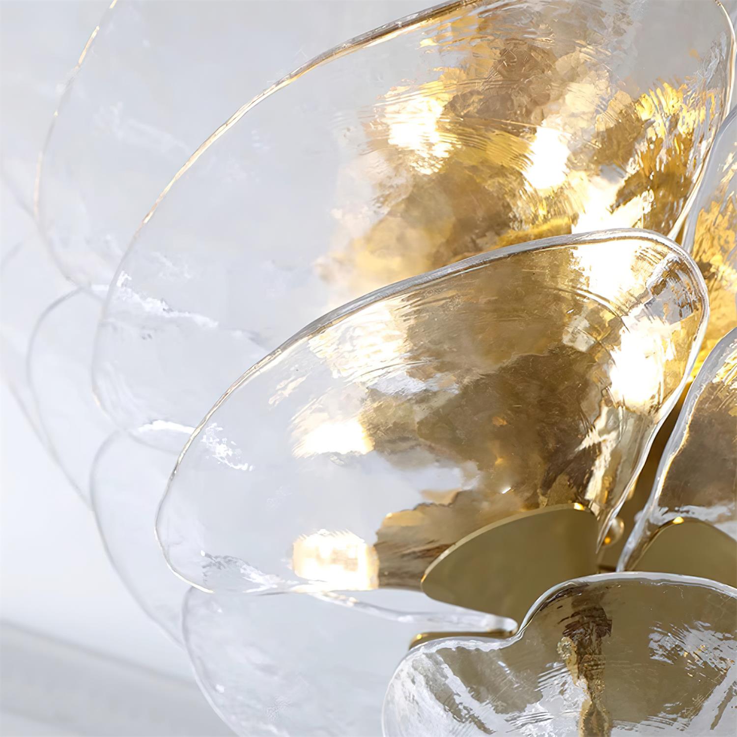 Golden Petals Murano Chandelier - Lumpaz