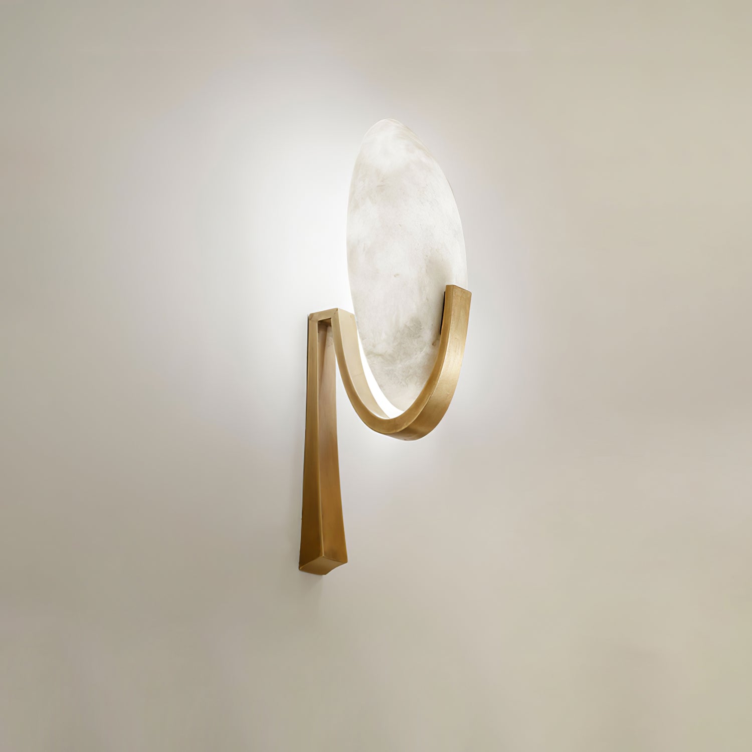 Alice Alabaster Plug-in Wall Lamp - Lumpaz