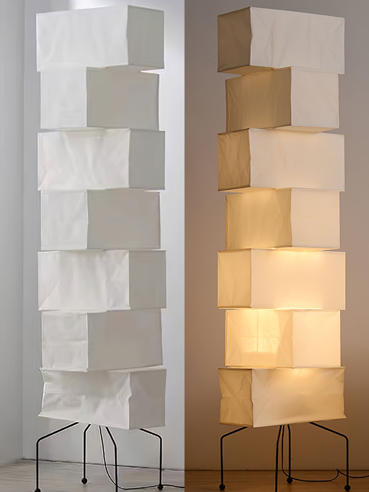 Lana Stacked Floor Lamp - Lumpaz