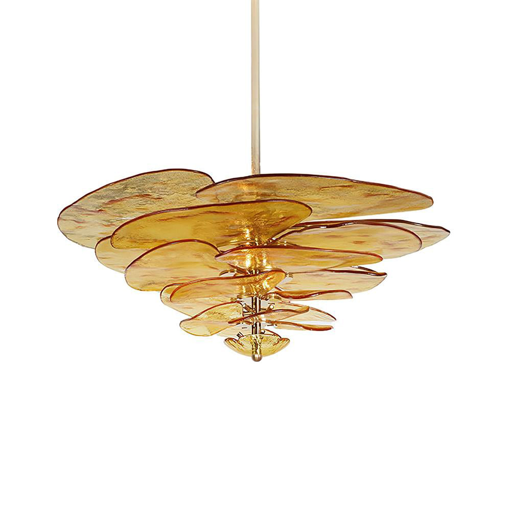 Golden Petals Murano Chandelier - Lumpaz