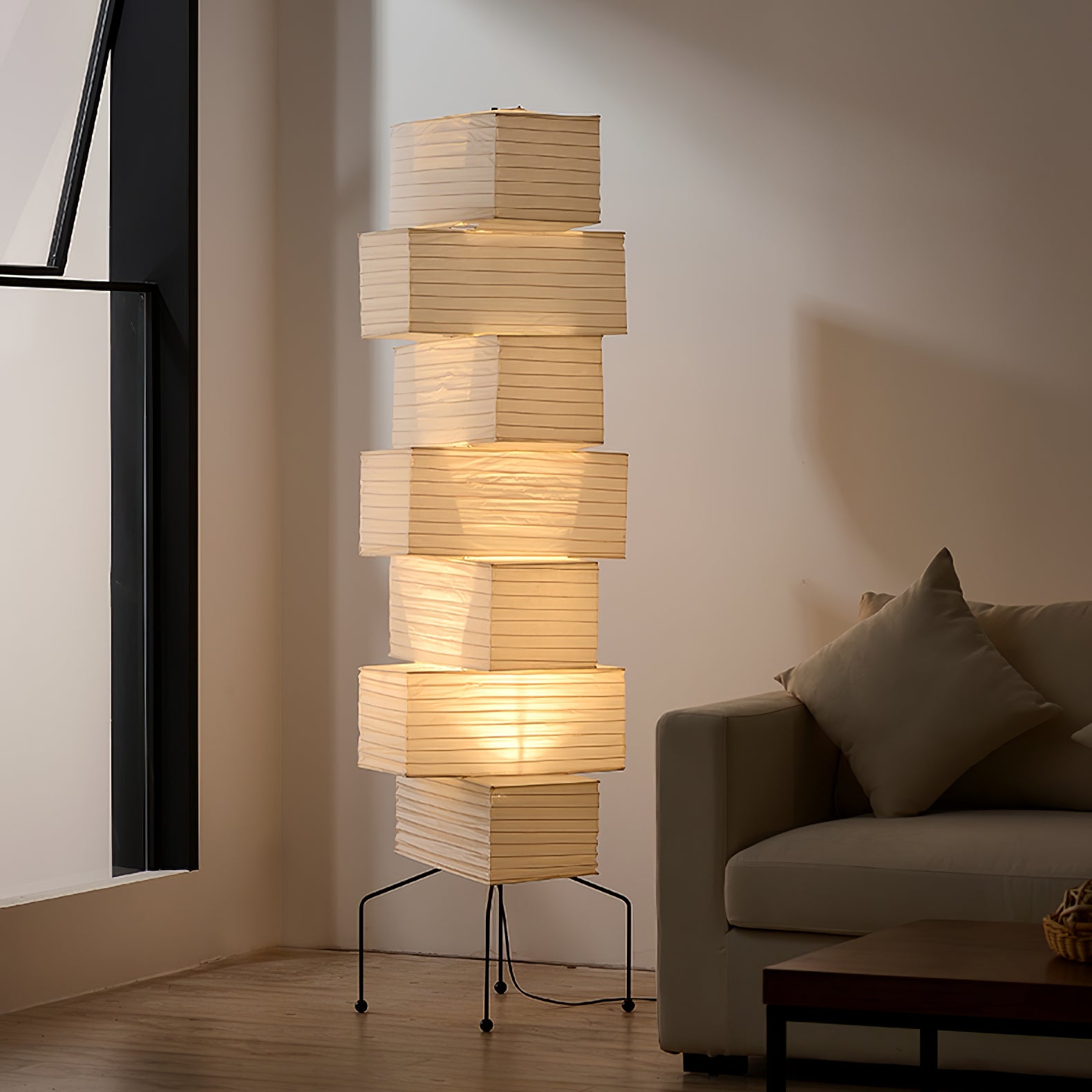 Lana Stacked Floor Lamp - Lumpaz