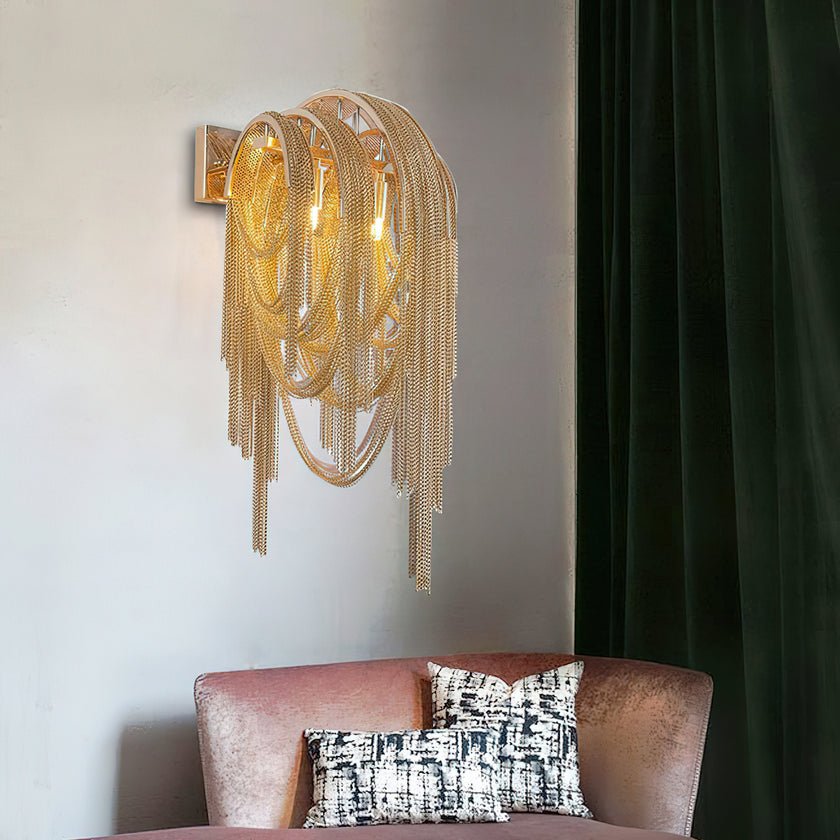 Chains Tassel Wall Lamp - Lumpaz