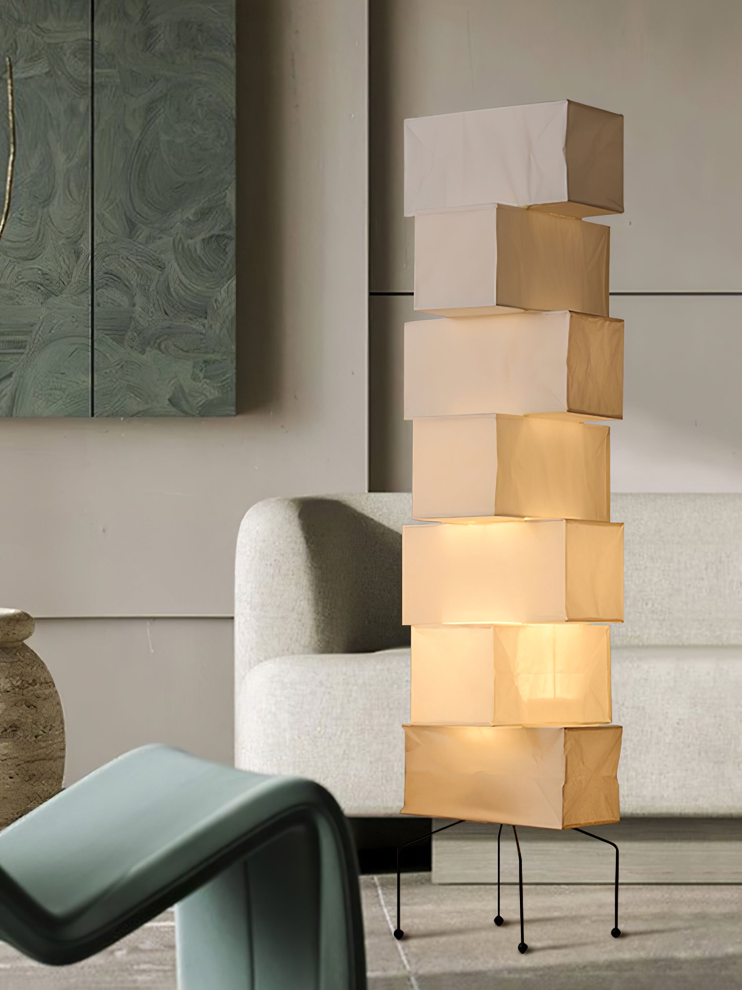 Lana Stacked Floor Lamp - Lumpaz