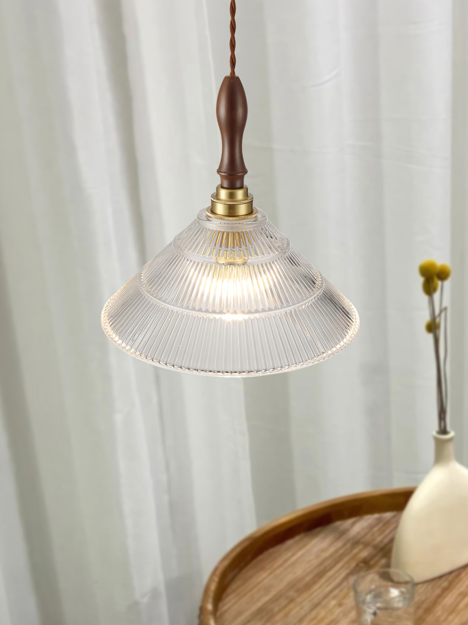 Vintage Ripple Pendant Lamp - Lumpaz
