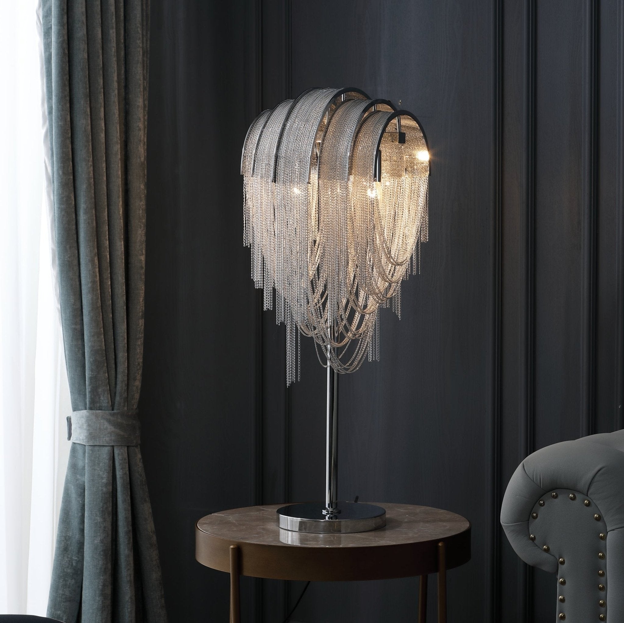 Chains Tassel Table Lamp - Lumpaz