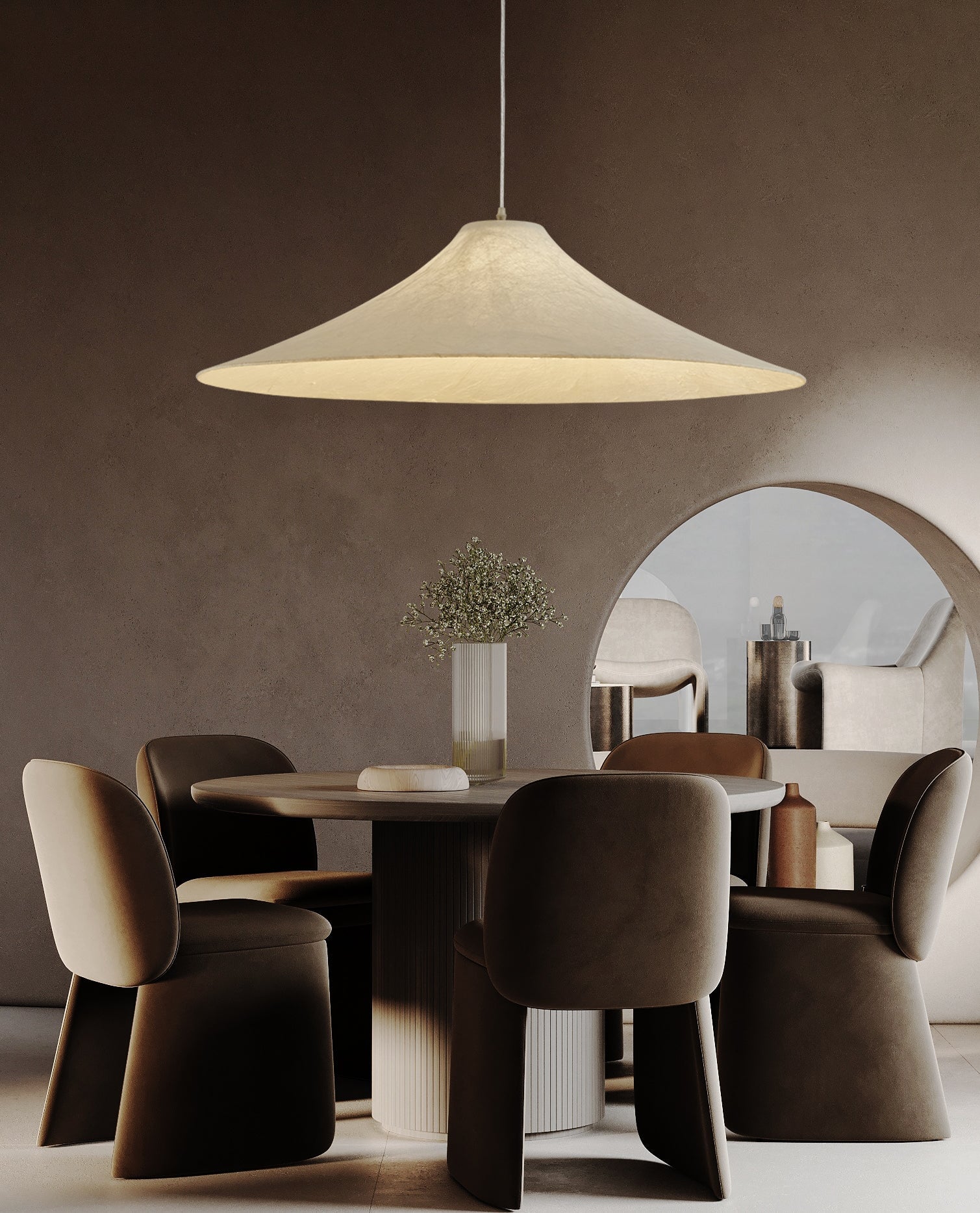 Nora Flat Pendant Lamp - Lumpaz