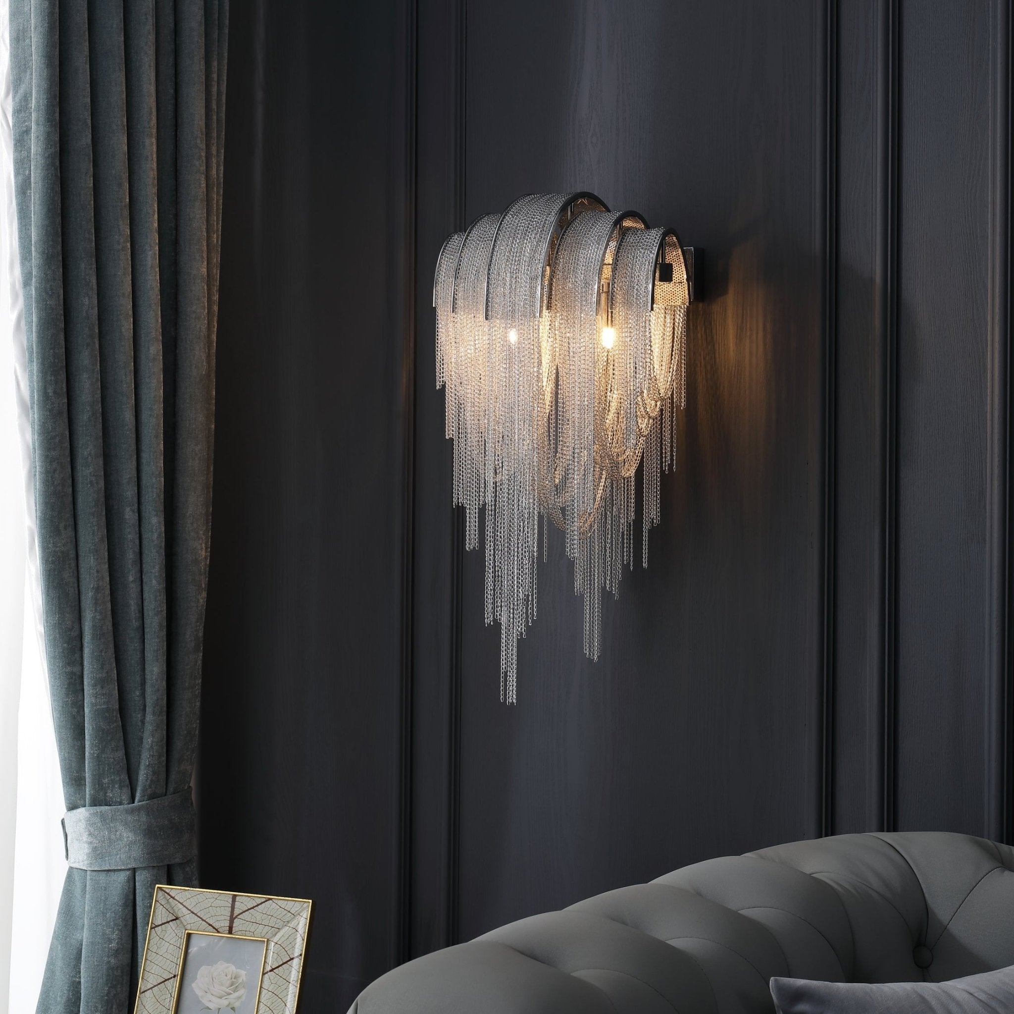 Chains Tassel Wall Lamp - Lumpaz