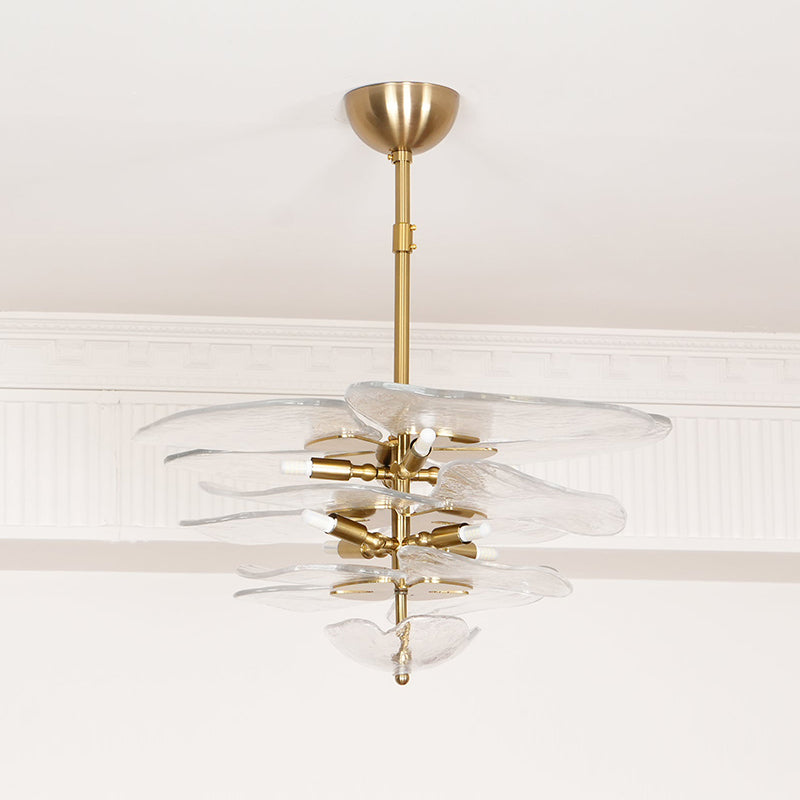 Golden Petals Murano Chandelier - Lumpaz