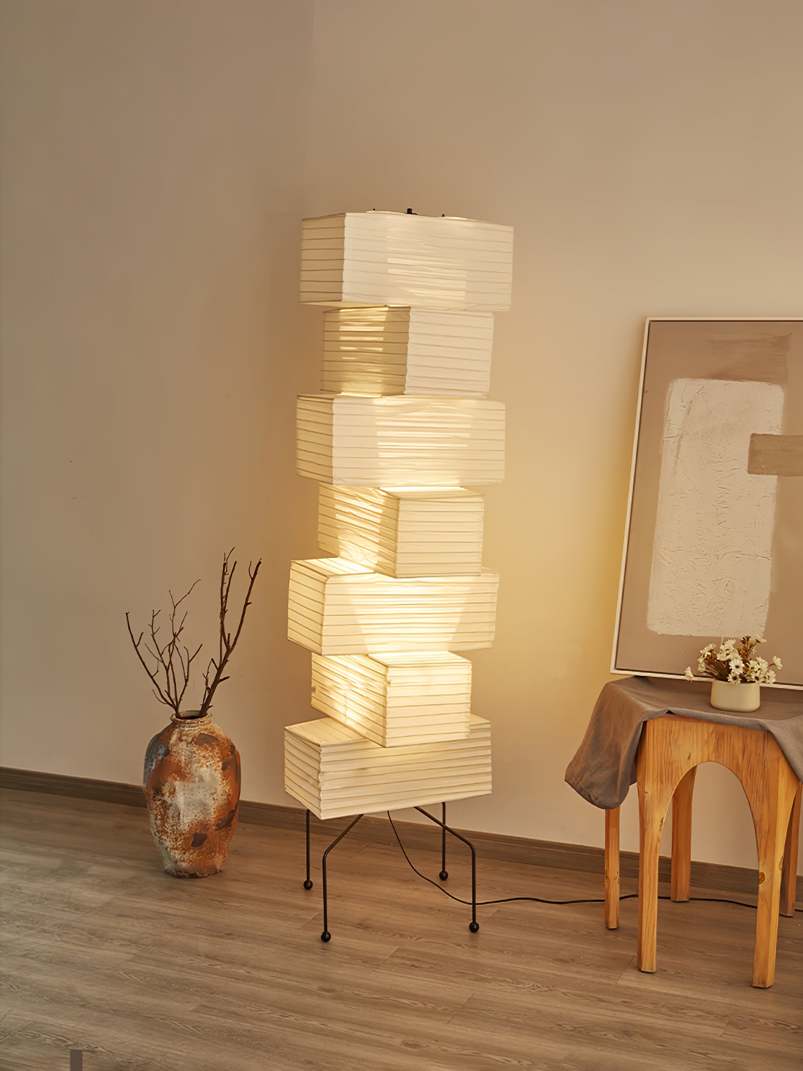 Lana Stacked Floor Lamp - Lumpaz