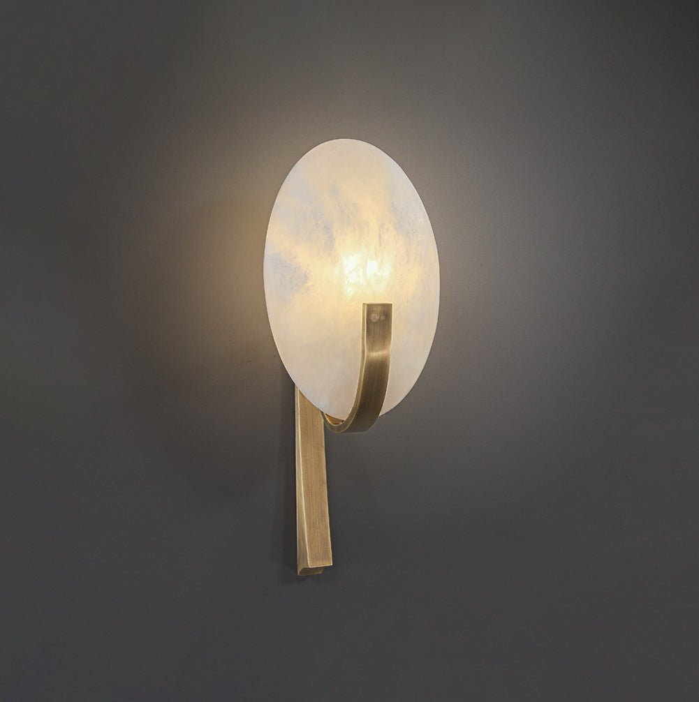 Alice Alabaster Plug-in Wall Lamp - Lumpaz