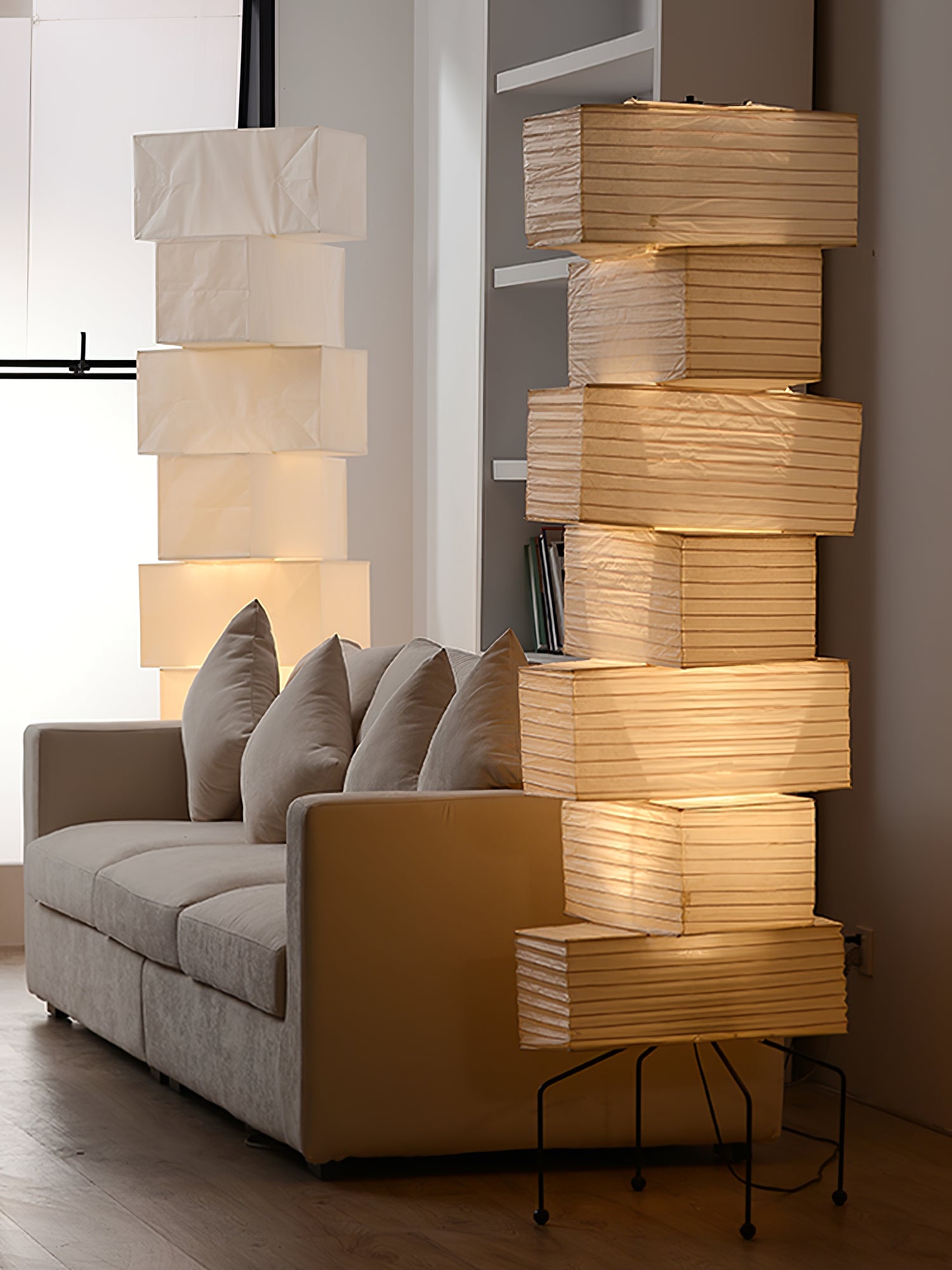 Lana Stacked Floor Lamp - Lumpaz