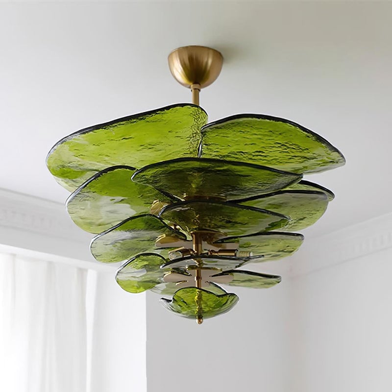 Golden Petals Murano Chandelier - Lumpaz