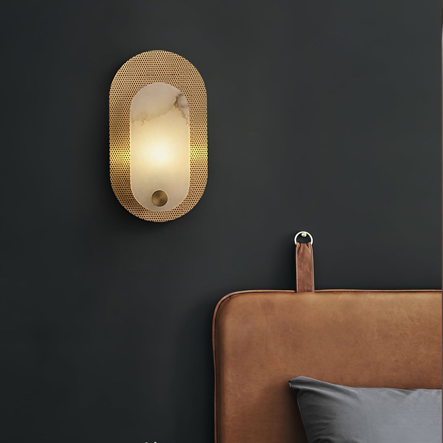 Harlan Alabaster Wall Light - Lumpaz