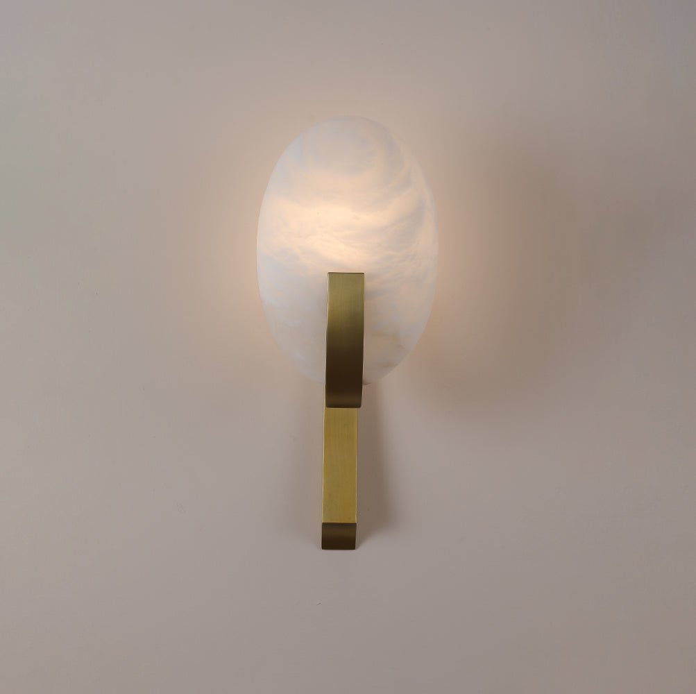 Alice Alabaster Plug-in Wall Lamp - Lumpaz