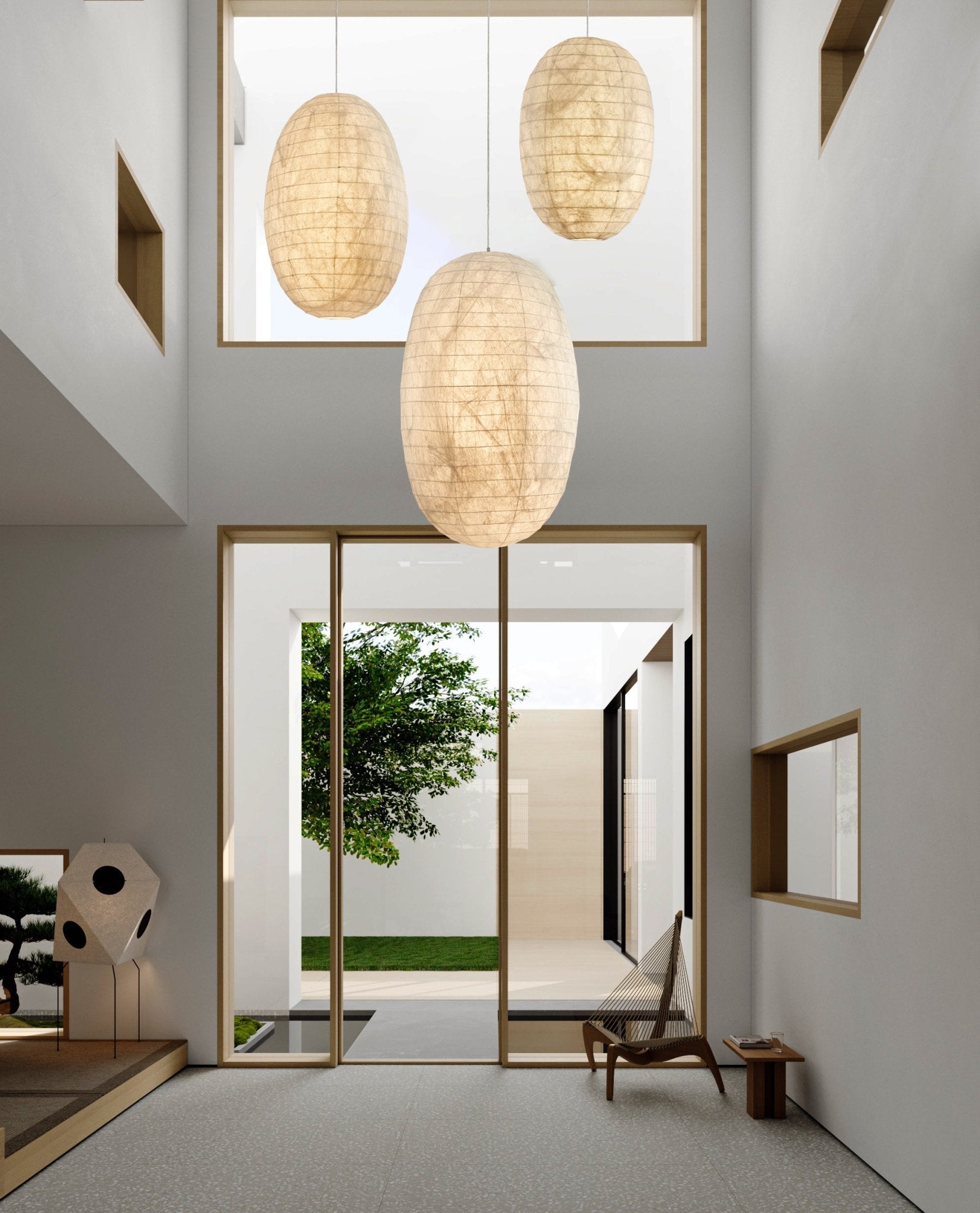 Sophia Silk Pendant Lamp - Lumpaz