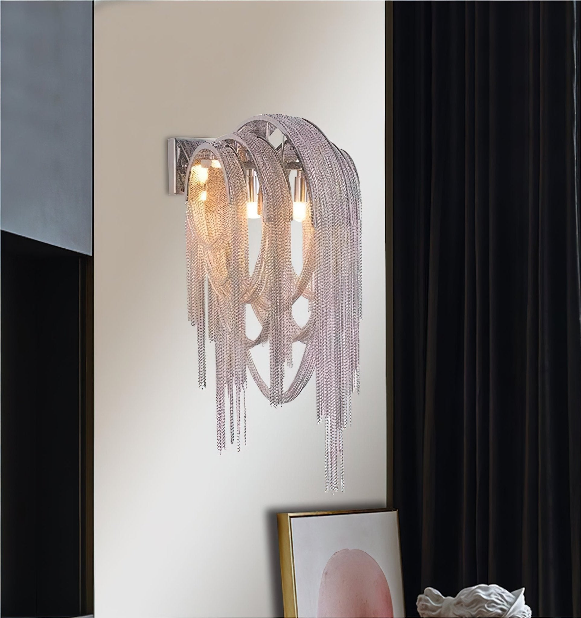 Chains Tassel Wall Lamp - Lumpaz
