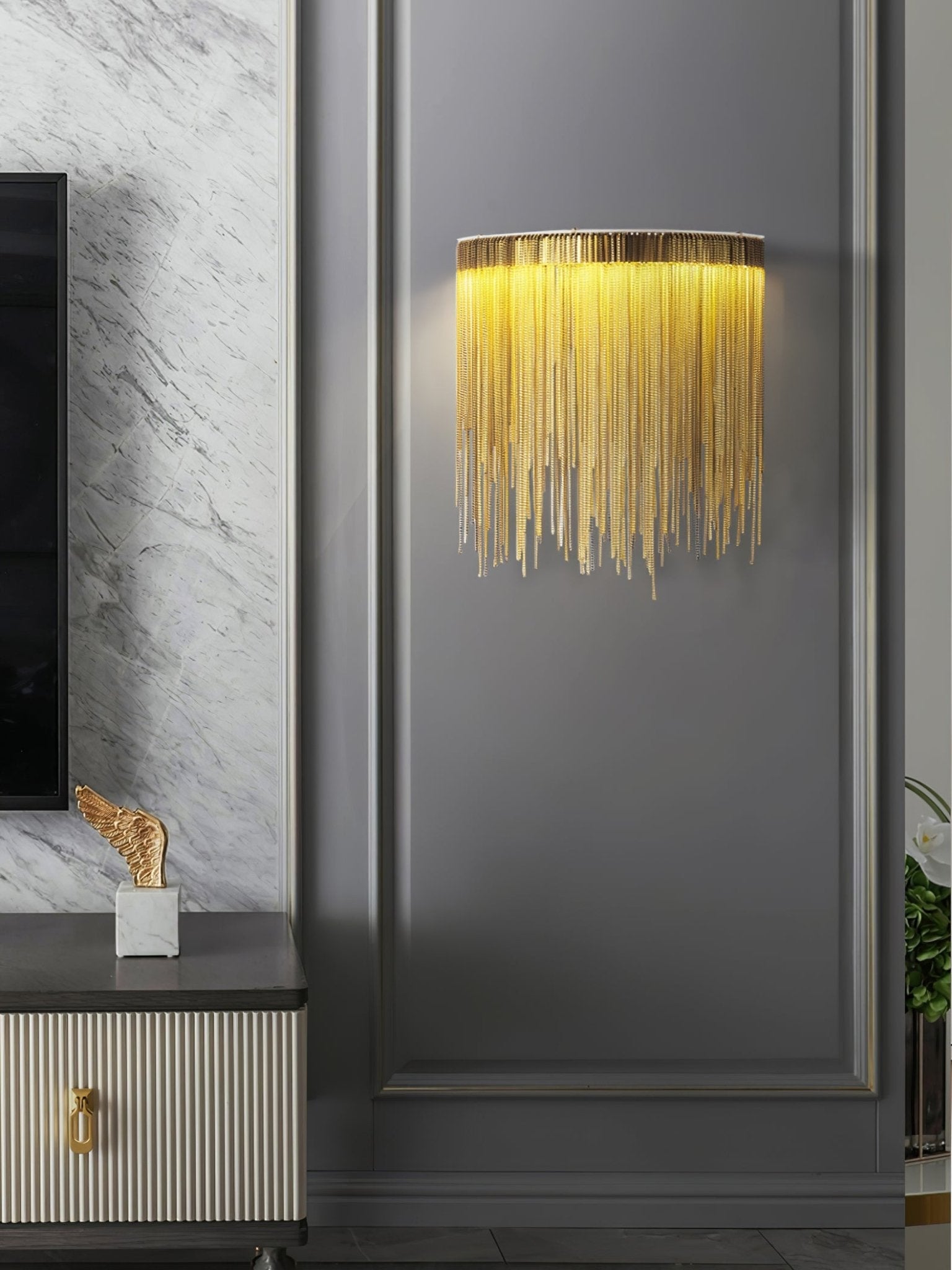 Cadena Tassel Wall Lamp - Lumpaz