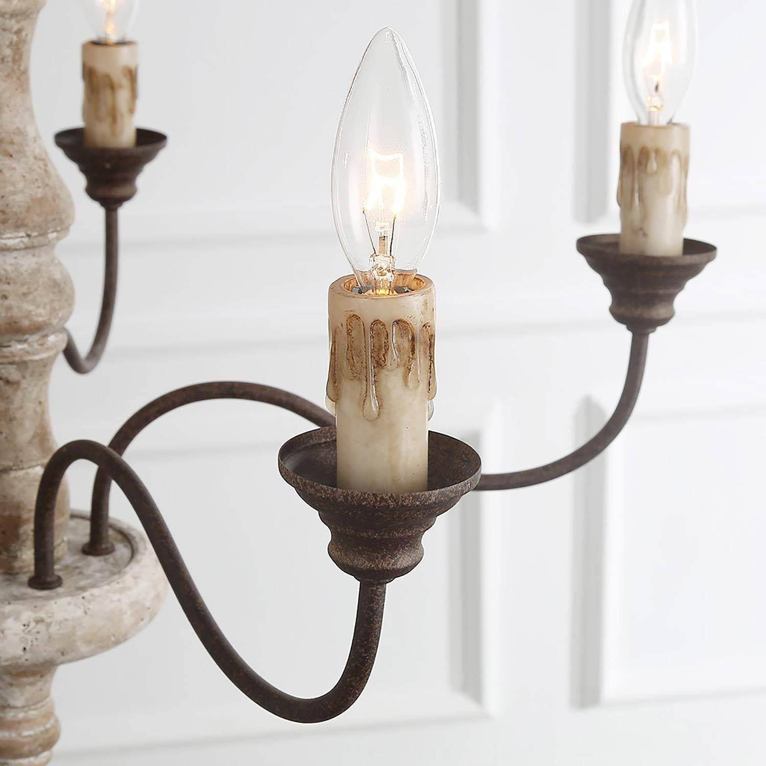 Candlestick Farmhouse chandelier - Lumpaz