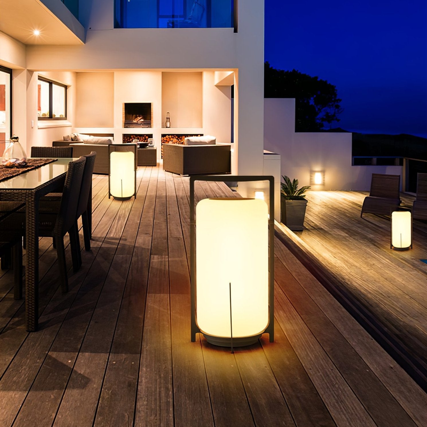 Twilight Lantern Solar Outdoor Table Lamp - Lumpaz