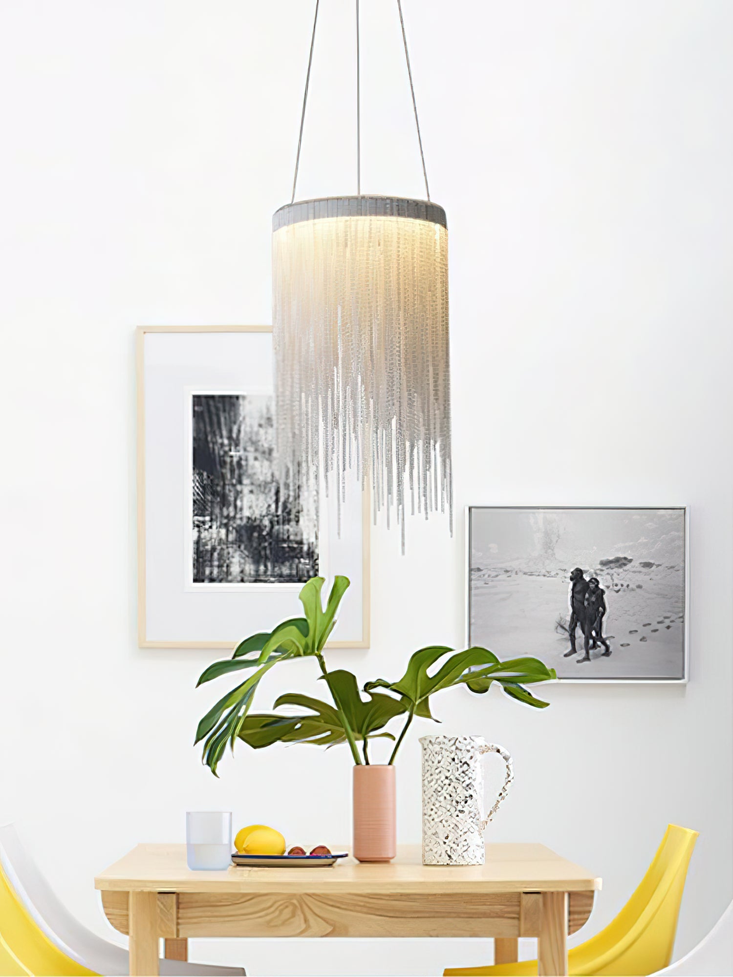 Aluminum Chain Tassel Pendant Light - Lumpaz