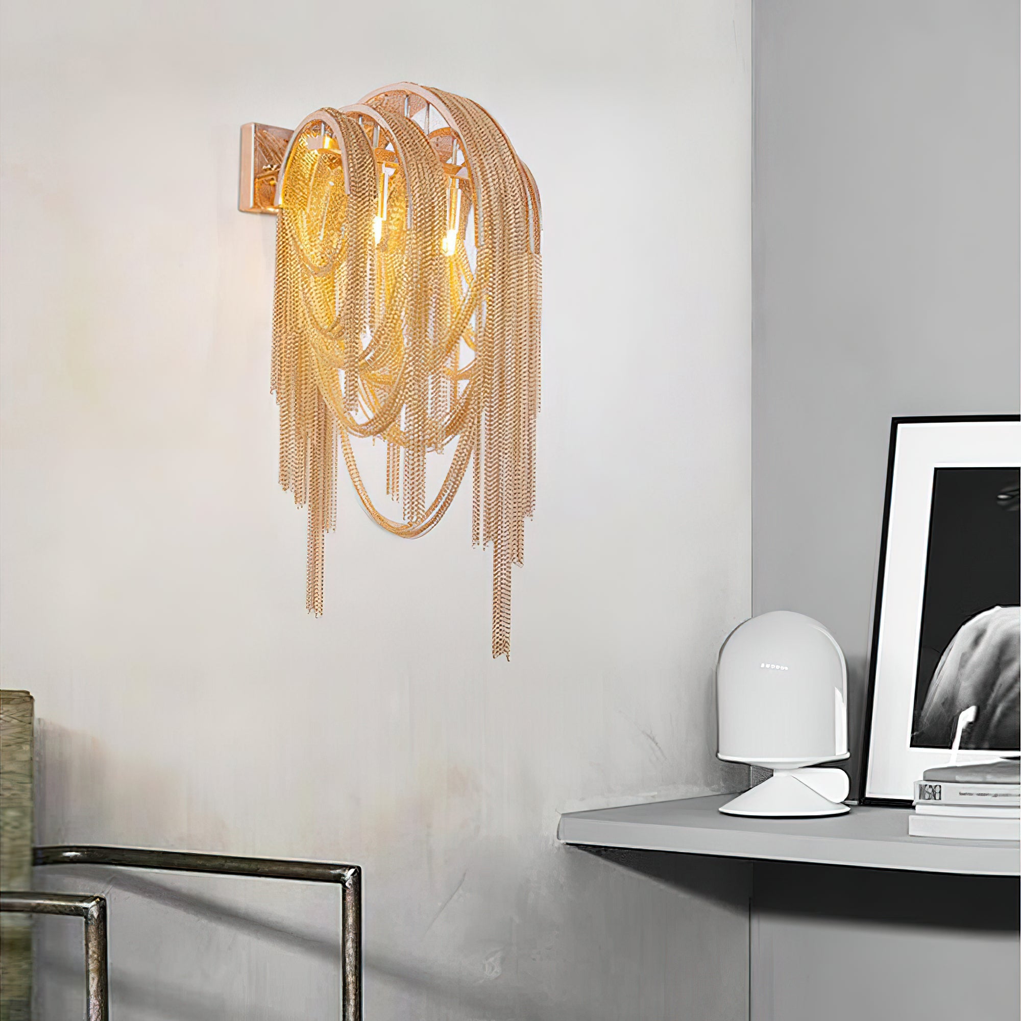 Chains Tassel Wall Lamp - Lumpaz