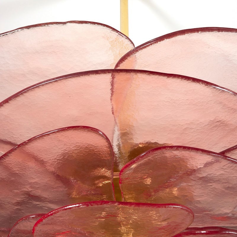 Golden Petals Murano Chandelier - Lumpaz