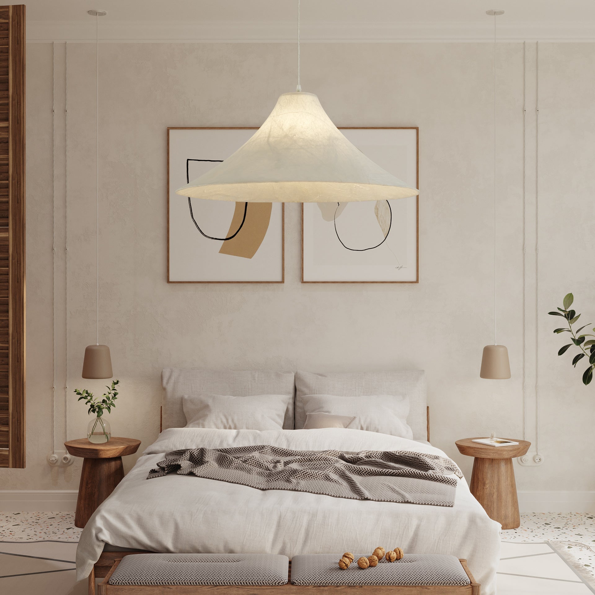 Nora Flat Pendant Lamp - Lumpaz
