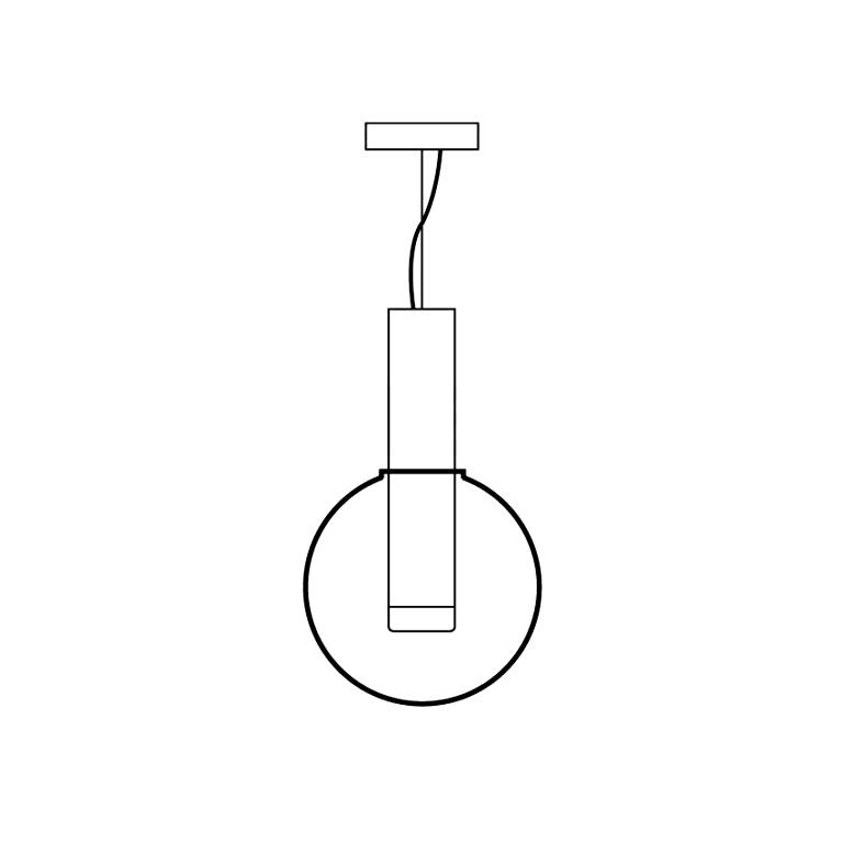 Eidos Collection Pendant Lamp - Lumpaz