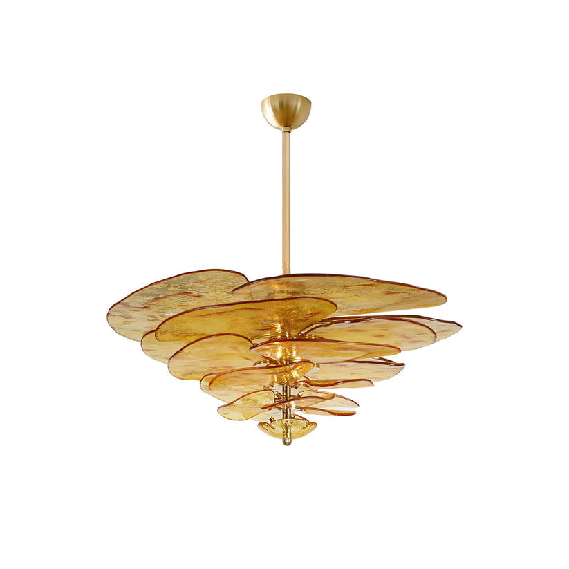 Golden Petals Murano Chandelier - Lumpaz