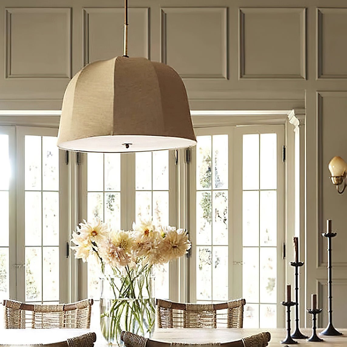 Sienna Linen Pendant Lamp - Lumpaz