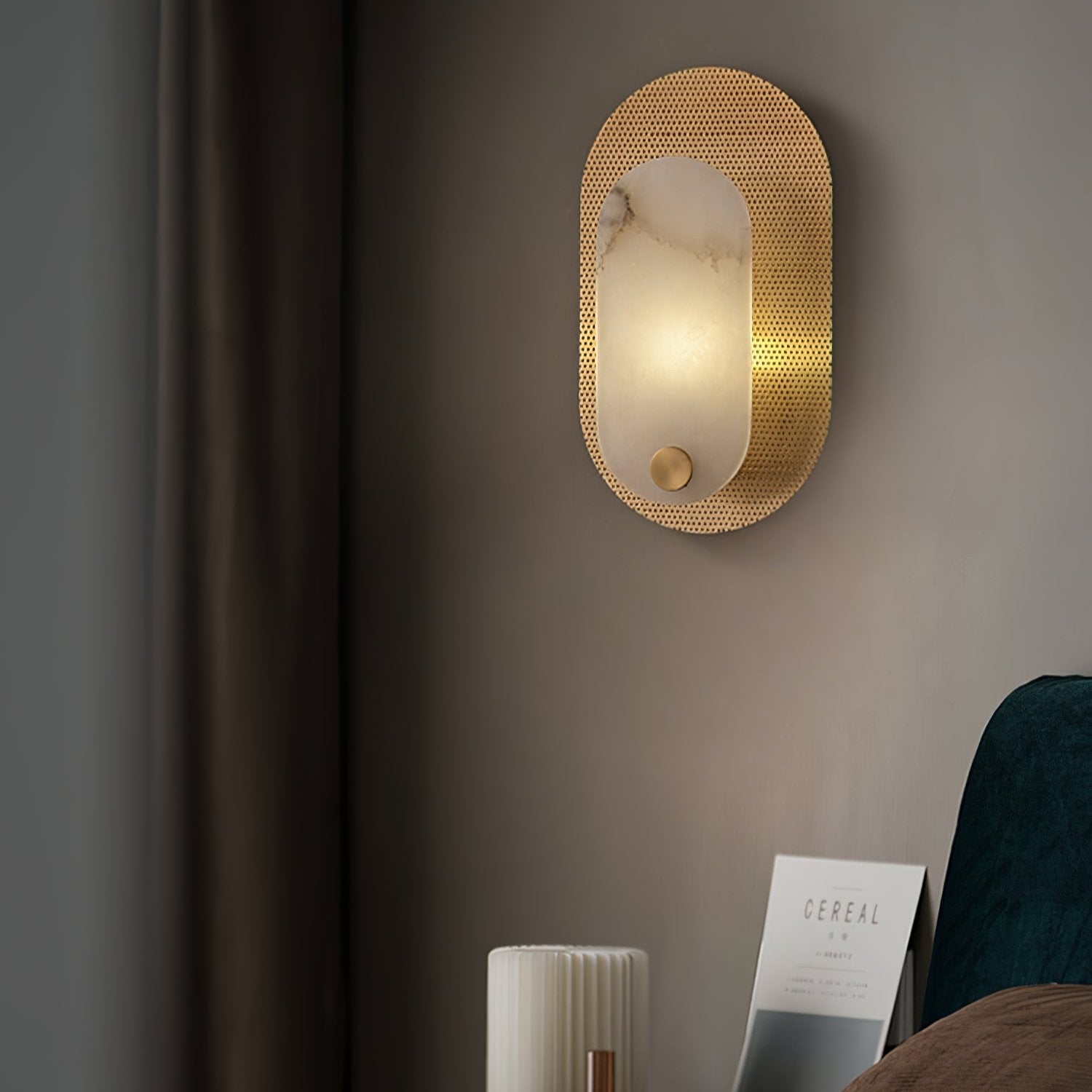 Harlan Alabaster Wall Light - Lumpaz