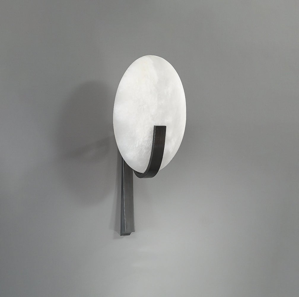 Alice Alabaster Plug-in Wall Lamp - Lumpaz