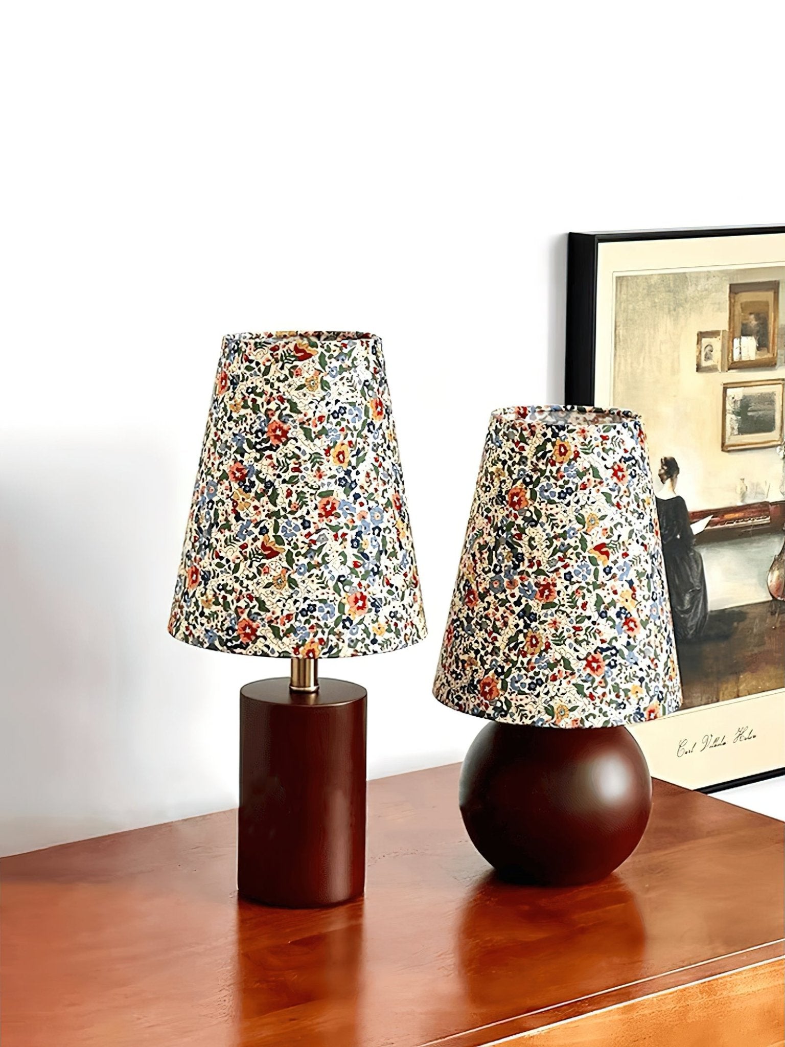 Elara Floral Glow Table Lamp - Lumpaz