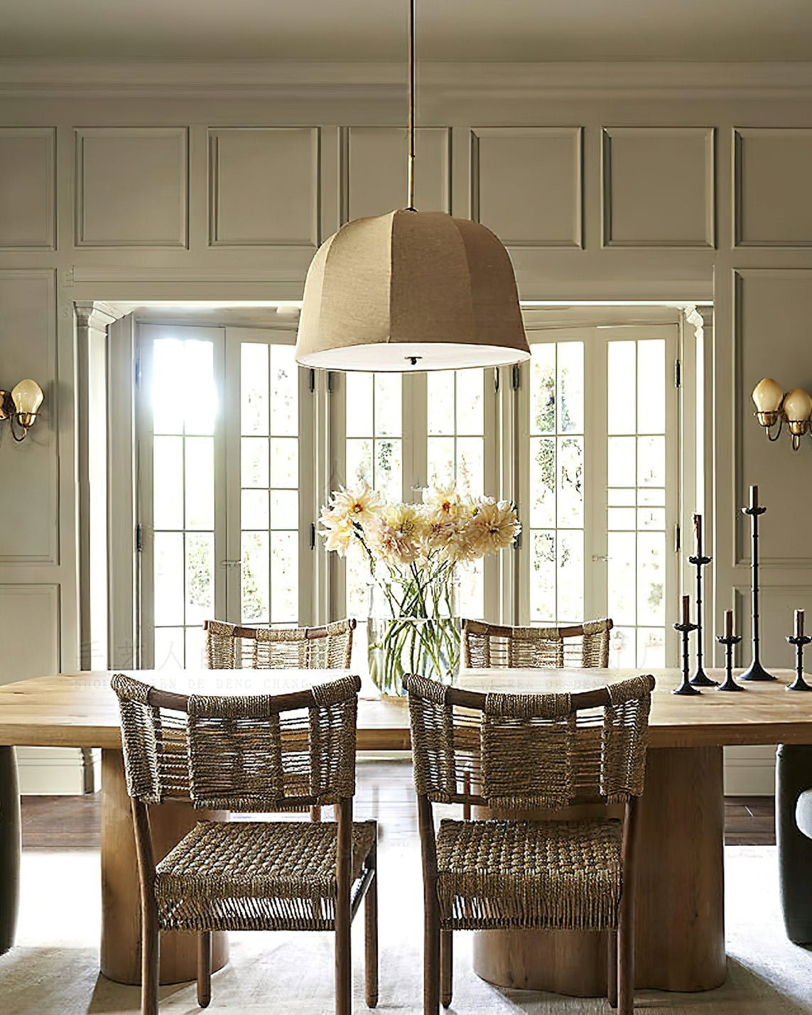 Sienna Linen Pendant Lamp - Lumpaz