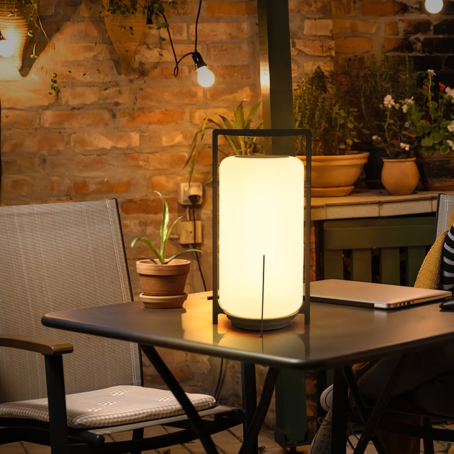 Twilight Lantern Solar Outdoor Table Lamp - Lumpaz