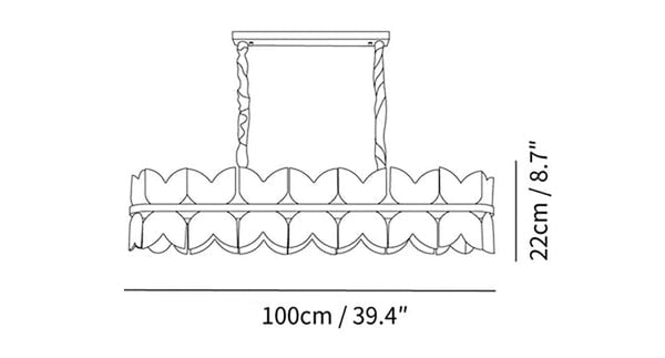 Patanga Alabaster Butterfly Chandelier