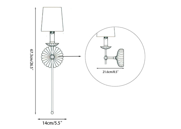 Clove Wandlamp