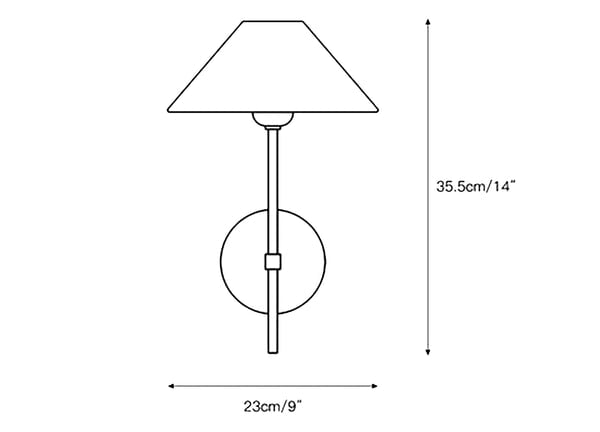 Hackney Single Wall Lamp