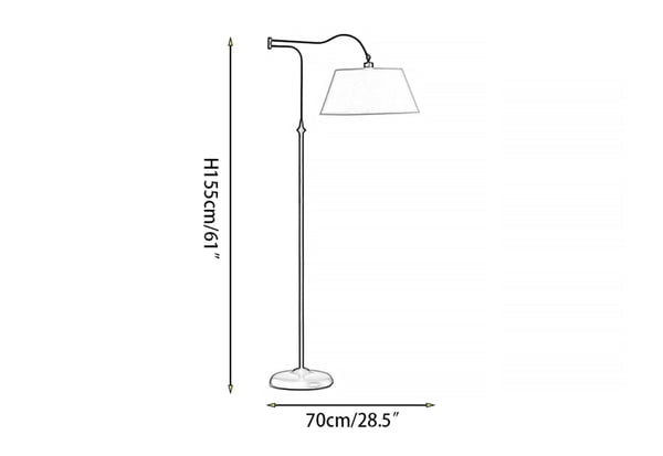 Adesso 3349-26 Rodeo Leinen Stehlampe