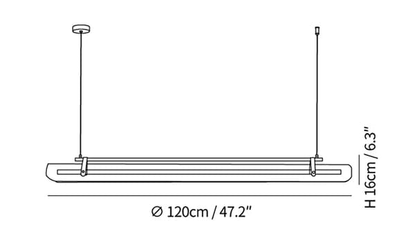 Nami Linear Chandelier