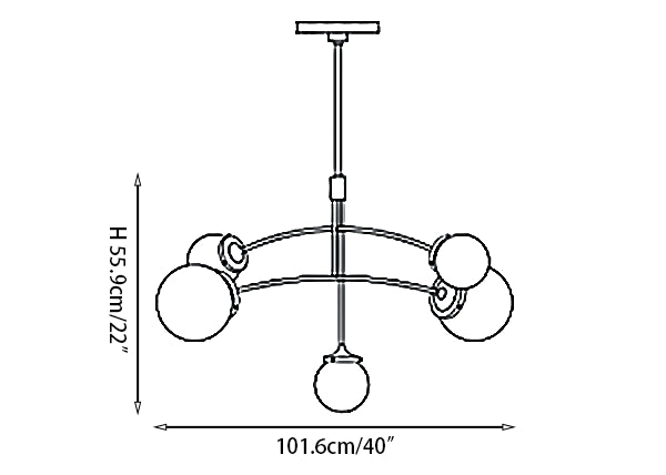 Prescott Medium Mobile Chandelier