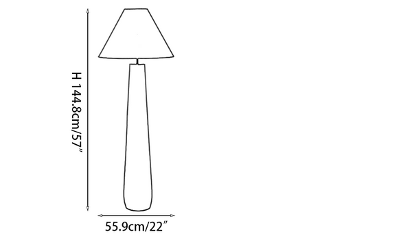 Kara Mann Polar Cement Floor Lamp