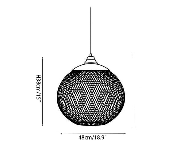 Lanister Vintage Mesh Pendant Lamp