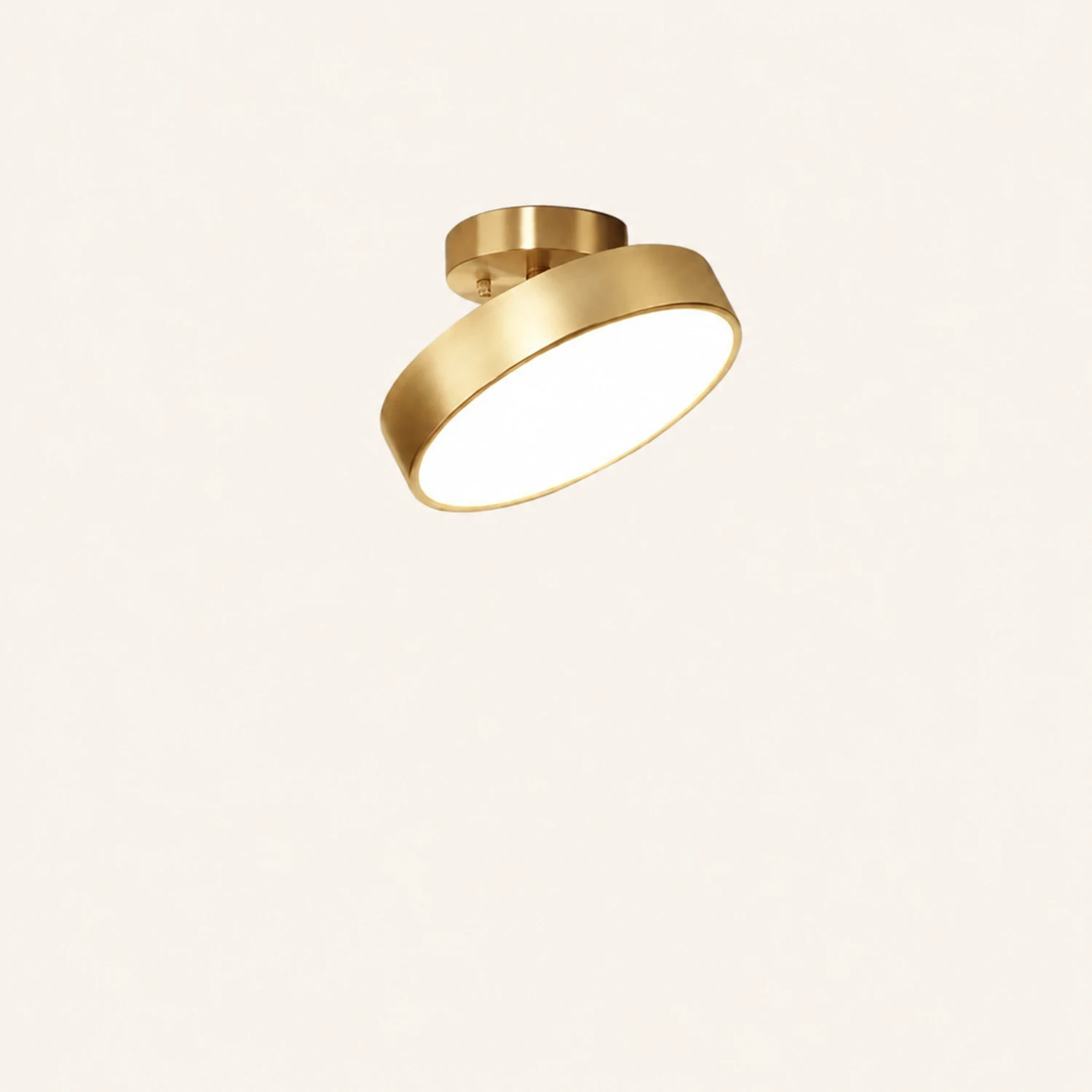 Nordic Industrial Simple Round LED Ceiling Light - Lumpaz