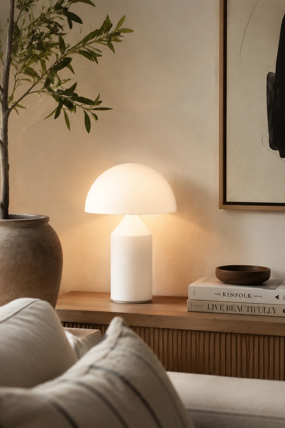 Atollo Glass Table Lamp - Lumpaz
