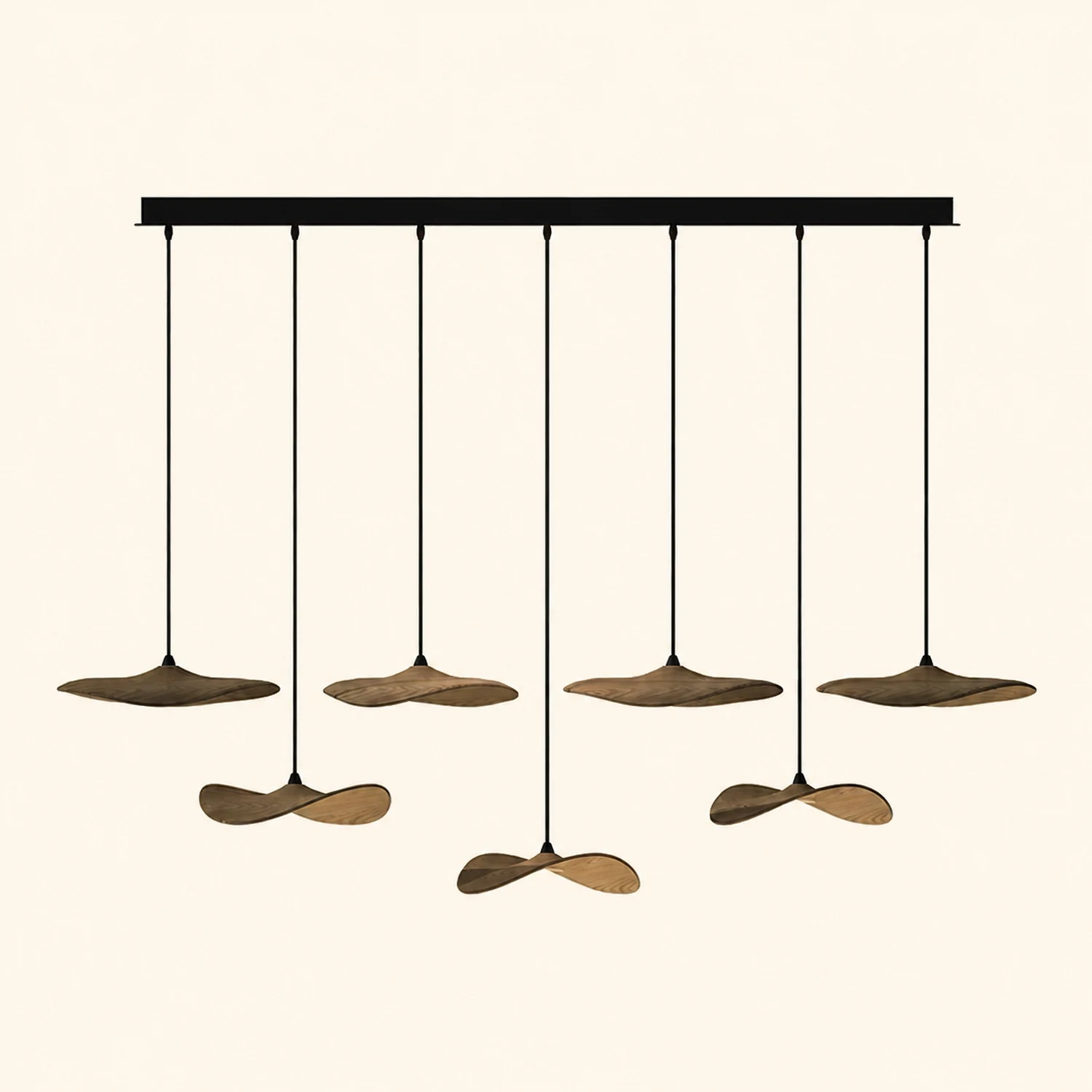 Empty Leaf Chandelier - Lumpaz