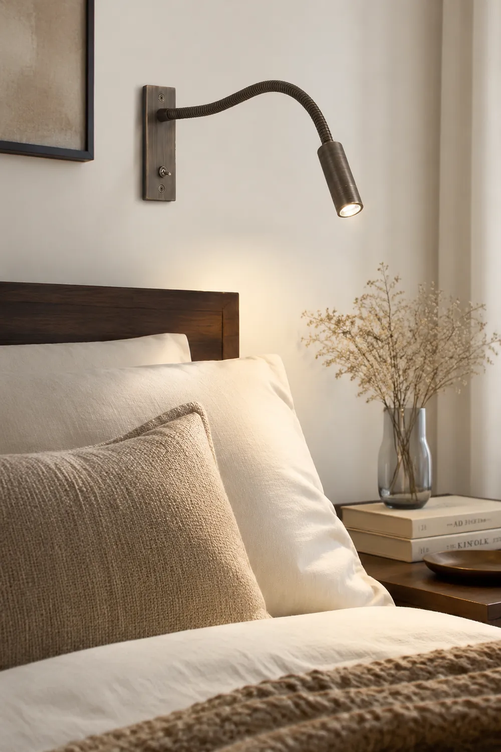 LED Bedroom Art Deco Wall Light - Lumpaz