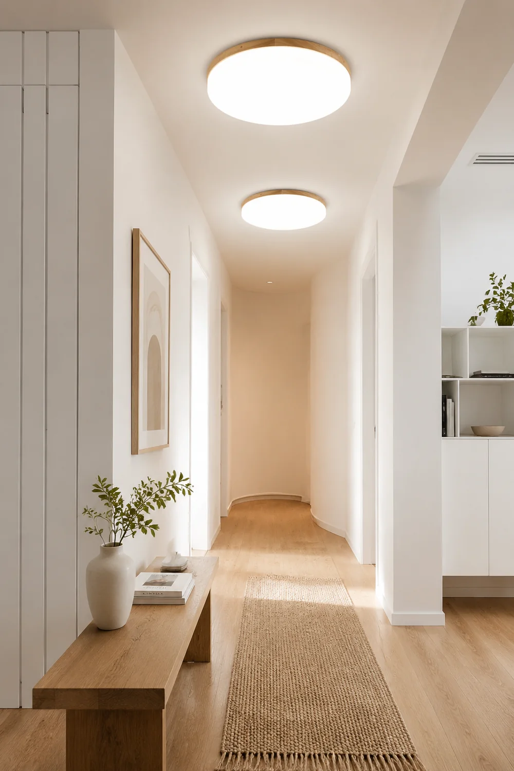 Simple Round Acrylic LED Ceiling Light - Lumpaz